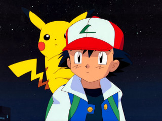 Person hat jacket pikachu building - a pikachu free wallpaper