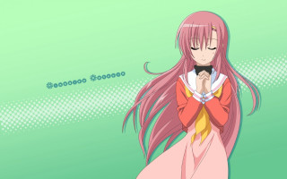Girl pink hair cell phone 2 - pink hair holding free wallpaper
