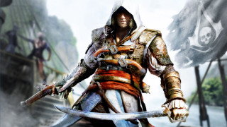 Pirate man sword flag costume - promotional image free wallpaper for desktop