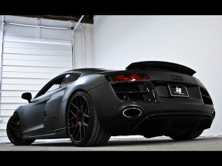 Black sports car garage door 3 - matte finish free wallpaper