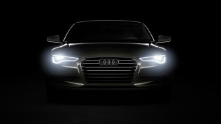 Car dark headlights glowing night 6 - the headlight free wallpaper