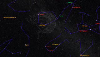 Night sky stars names constellations - a night sky free wallpaper