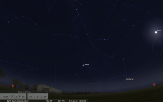 Night sky stars bright light 7 - a bright light in the distance free wallpaper