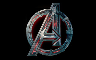Avengers logo dark background red - antipodean free wallpaper
