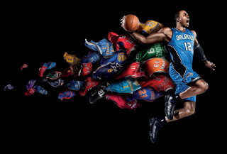 Man running basketball sports items - art free wallpaper