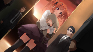 Man woman hallway suit tie - a man and a woman free wallpaper