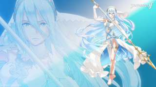 Anime character sword blue background 6 - a sword and a sword free wallpaper