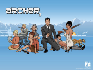 Cartoon man suit people guns 2 - serial free wallpaper for desktop
