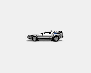 Retrocar backend tiltshift gradient futuristic - retrofuturism free wallpaper