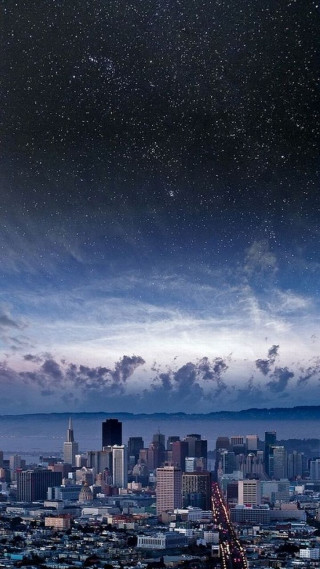 City skyline tall buildings night 17 - cui bai free wallpaper
