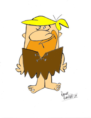 Cartoon bigbeard bignose holdingbook staring - primitivism free wallpaper