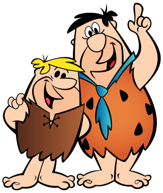 Cartoon caveman cave boy smiling - primitivism free wallpaper