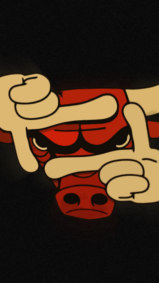 Cartoon character cellphone black red - a cell free wallpaper