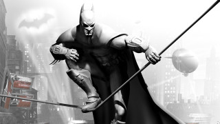Batman sword city skyscrapers man - a batman free wallpaper