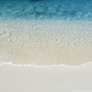 Beach wave surfboard person walking - beach free wallpaper