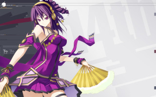 Woman purple outfit fan scarf - a purple scarf free wallpaper