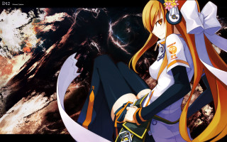 Anime girl long hair bow 7 - long hair and a bow free wallpaper