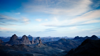 Mountain range clouds river sky - afewerk tekle free wallpaper