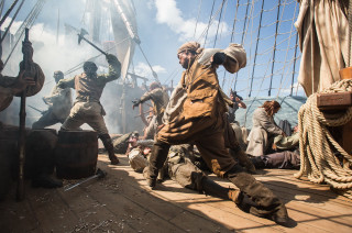 Men boat flag deck ship - a renaissance painting free wallpaper for desktop