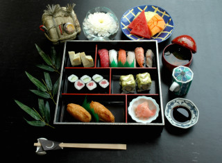 Sushi tray chopsticks bowl rice - eden box free wallpaper