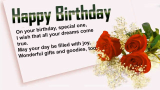 Birthday card three roses special - a birthday card free wallpaper