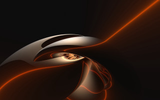 Human eye dark background orange - geometric abstract art free wallpaper
