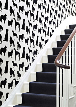 Staircase dogs wallpaper dog silhouette - a stair case free wallpaper