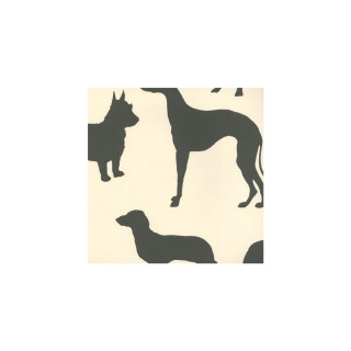 Dog white background black silhouettes - back side free wallpaper