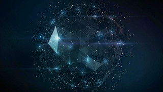 Sphere stars lines blue neo - many free wallpaper