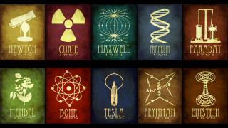 Science posters symbols series nine 2 - analytical art free wallpaper