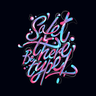 Let good times be with - international typographic style free wallpaper