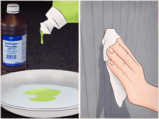 Hand wiping plate napkin mouthwash - a hand free wallpaper