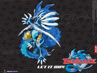 Blue dragon large head large - a large tail free wallpaper
