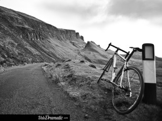 Bike pole road mountain wildprairie - wild free wallpaper