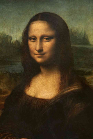 Woman long hair smile painting - a painting of a woman free wallpaper