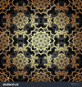 Black gold abstract background circular - abstract illusionism free wallpaper