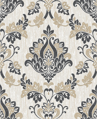 Black beige floral wallpaper design - a floral design free wallpaper
