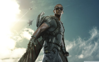 Military man holding object plane - a large object free wallpaper