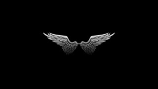 Black white wings reflection angel 2 - an angel free wallpaper