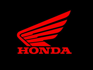 Red honda logo black background - the bottom of the logo free wallpaper