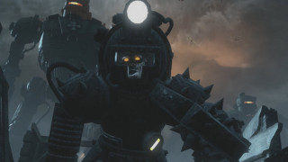 Robot light group dark room - a robot free wallpaper