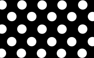 Black white polka dot pattern 2 - white dot free wallpaper