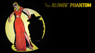 Woman red dress black suit - underground free wallpaper