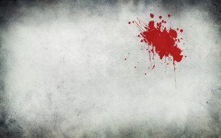 Red spot wall white background - a black frame free wallpaper