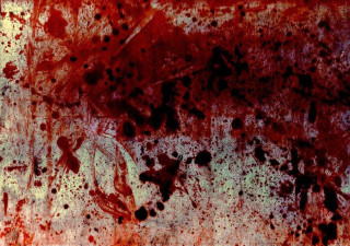 Red black painting splatters white - chiharu shiota free wallpaper