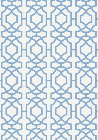 Blue white pattern geometric mosaic - geometric shape free wallpaper