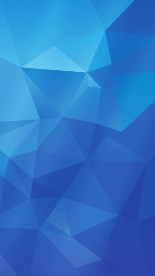 Blue abstract triangular design white - low free wallpaper