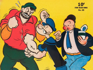 Cartoon men fighting drinks suit - their hand and a man in a suit free wallpaper