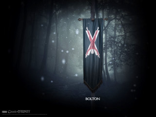 Red x banner woods snow - snow free wallpaper