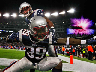 Football players celebrating field crowd - two football player free wallpaper